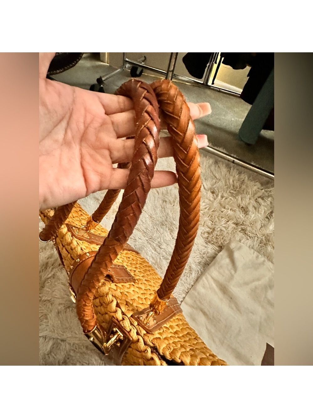 Michael Kors straw bag - Picture 7 of 10